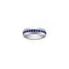 Round Sapphire Ring for Him