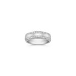 Diamond Ring for Him with Pave Setting