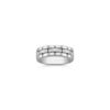 14k White Gold Ring for Him (7mm)