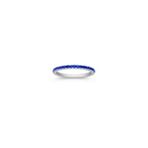 Round Sapphire Anniversary Band