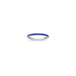Round Sapphire Anniversary Band