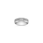 14k White Gold Comfort Fit Ring (6mm)