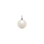 12mm Cultured Freshwater Pearl Solitaire Charm