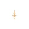 14k Yellow Gold Cross Charm
