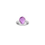 Freeform Pink Sapphire Ring