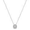 Baguette and Round Diamond Pendant (18)