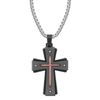 Round Diamond Cross Necklace ( 22'')