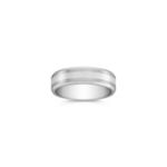 Cobalt and Sterling Silver Comfort Fit Ring (7mm)
