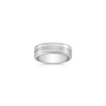 Cobalt and Sterling Silver Comfort Fit Ring (8mm)