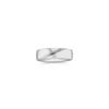 14k White Gold Ring for Him (6.5mm)