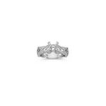 Vintage Diamond Engagement Ring with Pave Setting