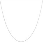 14k White Gold Adjustable Box Chain (22)