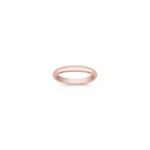 14k Rose Gold Comfort Fit Wedding Band (3mm)