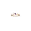 Round Lavender Sapphire and Diamond Ring