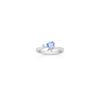 Oval Ice Blue Sapphire and Diamond Ring