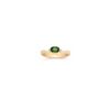 Oval Green Sapphire and Diamond Ring