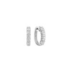 Diamond Hoop Earrings