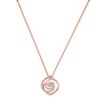 White and Rose Gold Diamond Pendant (18)