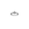 Vintage Pear Shaped and Round Diamond Engagement Ring