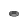 Black Titanium Ring with Silver Inlay (7.5mm)