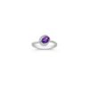 Oval Lavender Sapphire and Diamond Ring