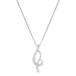 Round Diamond Journey Pendant (18 in.)