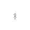 Round Diamond Little Boy Charm