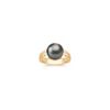 10mm Cultured Tahitian Pearl Ring