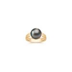10mm Cultured Tahitian Pearl Ring