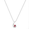 Pear Shaped Ruby and Diamond Pendant (18)
