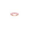 Round Pink Sapphire and Diamond Anniversary Band in Rose Gold