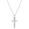 14k White Gold Cross Pendant (18)