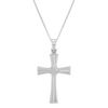 14k White Gold Cross Pendant (18)