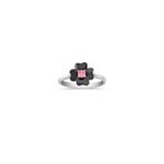 Round Pink Sapphire Ring