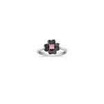 Round Pink Sapphire Ring