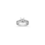 Round Diamond Wedding Set