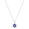 Round Sapphire and Diamond Pendant (18)