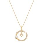 4mm Cultured Freshwater Pearl and 1/5 ct. t.w. Round Diamond Pendant (18)