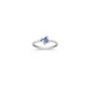 Round Kentucky Blue Sapphire Ring