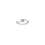 Oval Pink Sapphire Ring