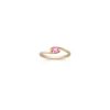Oval Pink Sapphire Ring