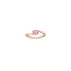 Oval Pink Sapphire Ring
