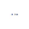 Round Kentucky Blue Sapphire Earrings