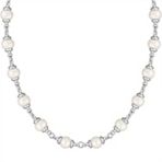 9MM Cultured Freshwater and Sterling Silver Necklace (30)