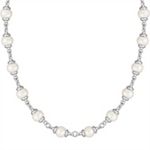 9MM Cultured Freshwater and Sterling Silver Necklace (30 in.)