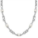 9mm Cultured Freshwater Pearl and Sterling Silver Necklace (24 in.)