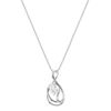 Round White Sapphire Pendant