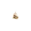 14k Yellow Gold Marry Me? Engraved Heart Charm