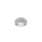 Round Diamond Wedding Set