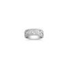 Vintage Diamond Swirl Anniversary Band
